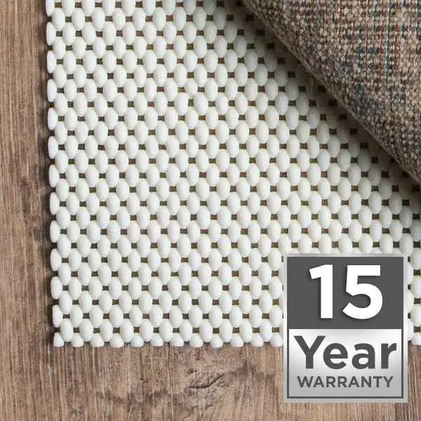 15 year warranty Area rug pad | Leaf Floor Covering