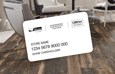 Financing card | Leaf Floor Covering